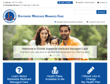 Tablet Screenshot of flmedicaidmanagedcare.com
